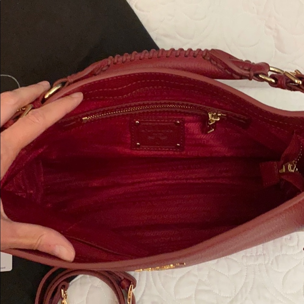 Red Satchel Bag - Picture 2 of 6